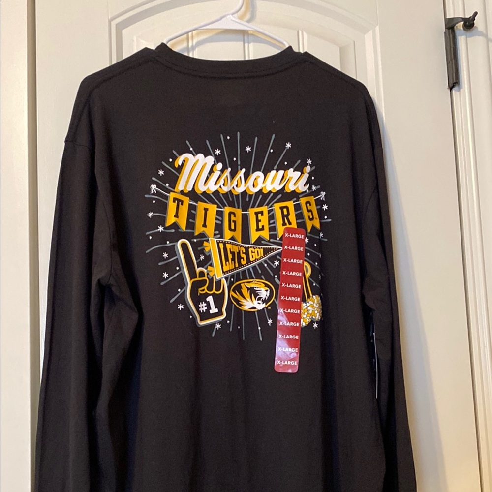 Champion XL Black Missouri Tigers Long Sleeve Tee